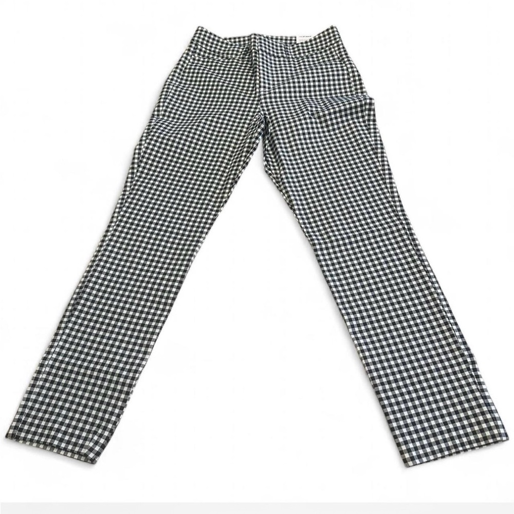 NWT Old Navy 6 High Rise PIXIE Skinny Ankle Gingham Pants Academia Punk Grunge